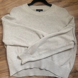 Quince Cream Fisherman Sweater